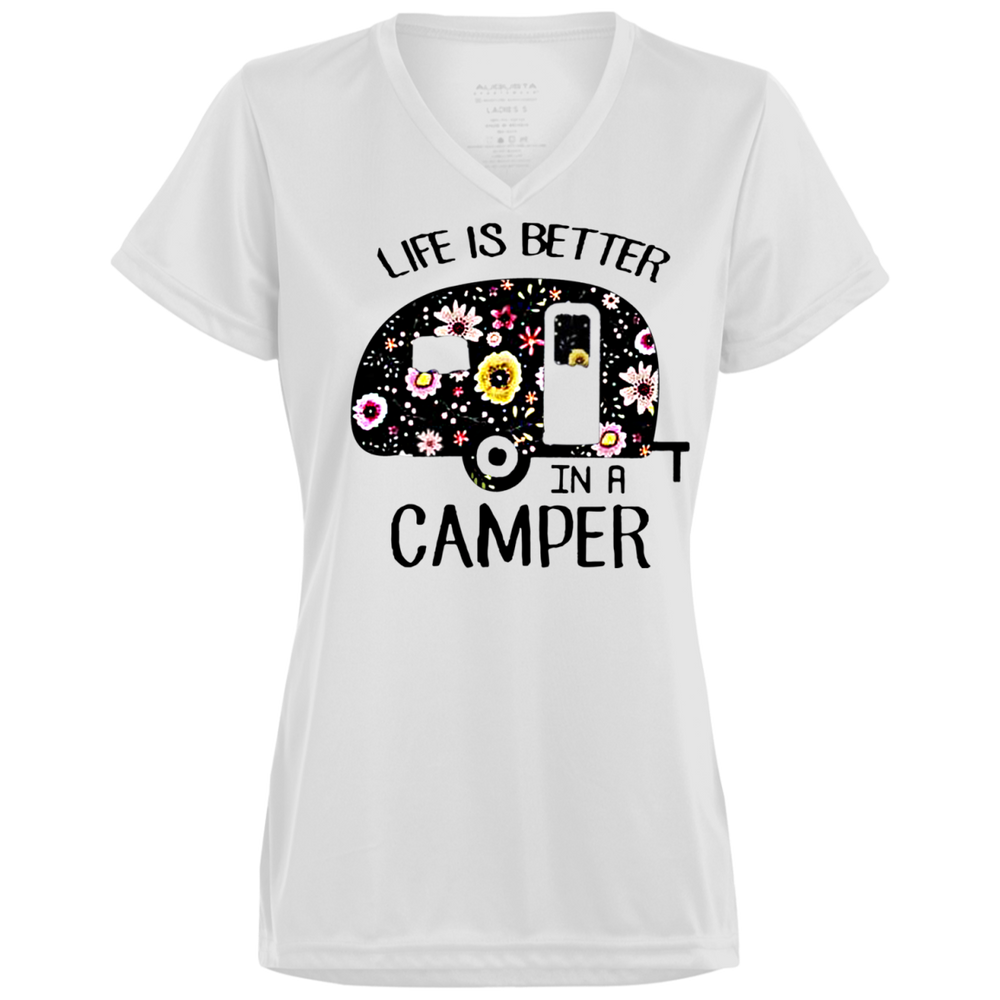 Life is better in a camper flower shirt