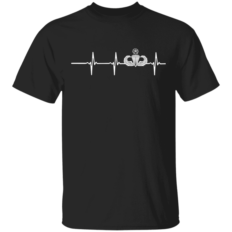 Master Parachutist Badge Heartbeat Shirt