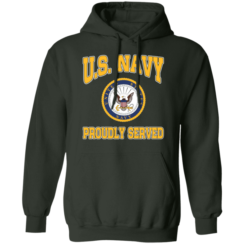 USN LOGO PROUDLY SERVED SHIRT