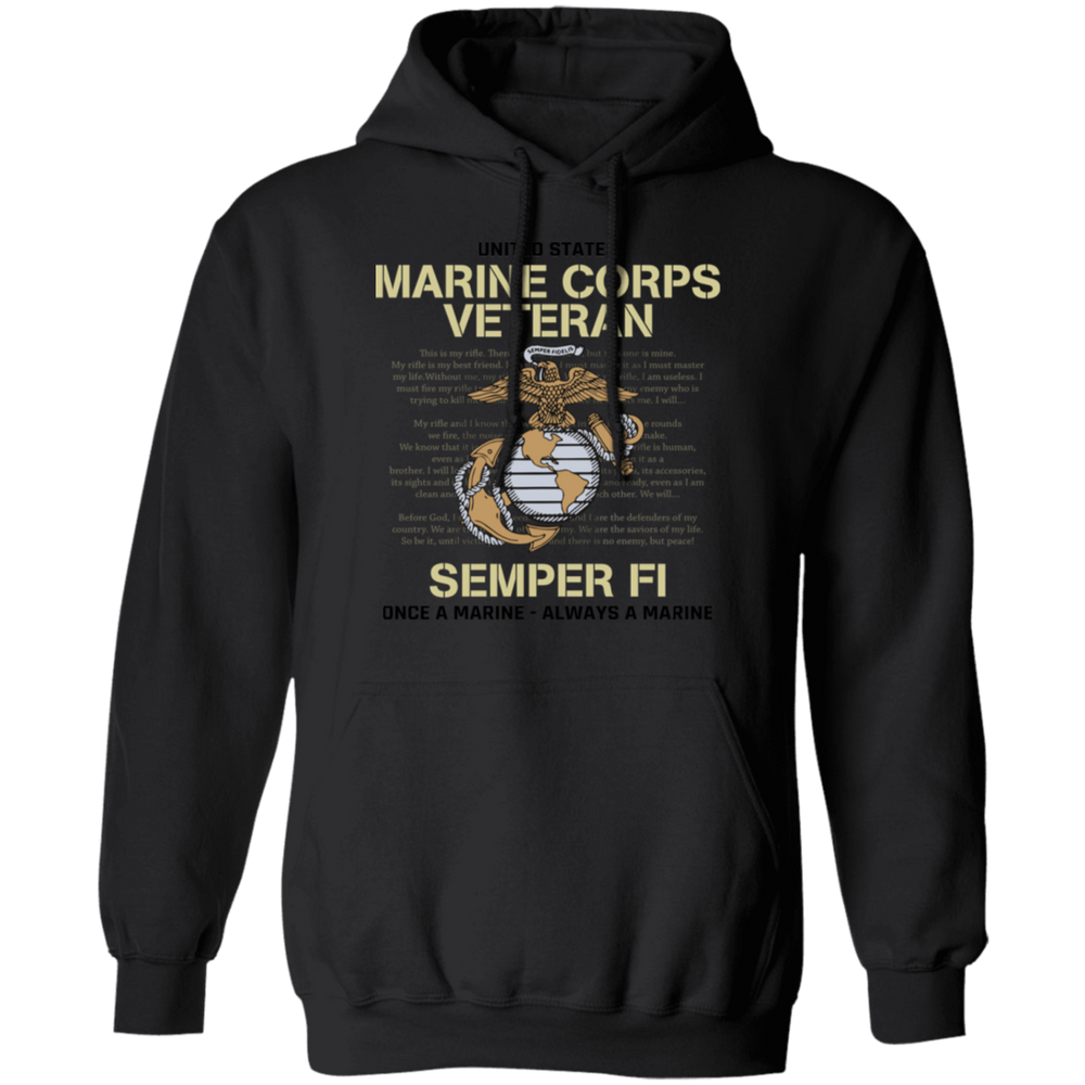 USMC SEMPER FI ONCE A MARINE ALWAYS A MARINE SHIRT