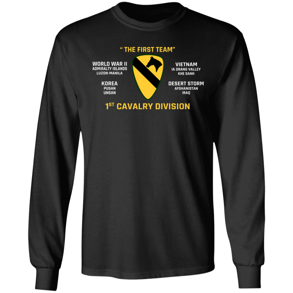 THE FIRST TEAM 1ST CAVALRY DIVISION SHIRT