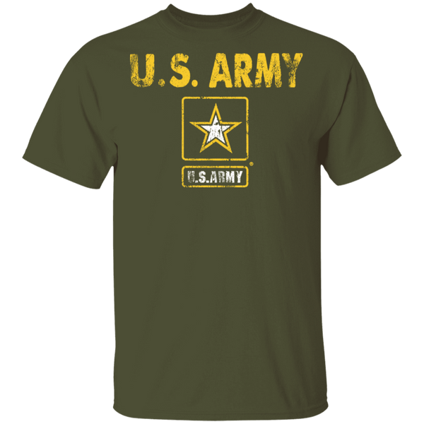 US ARMY STAR GOLD LOGO SHIRT - Gloritees