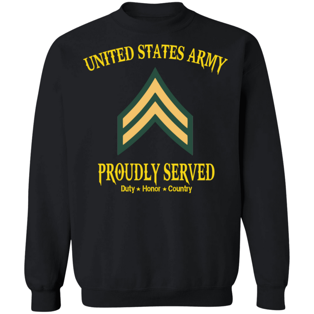 UNITED STATES ARMY E4 CPL PROUDLY SERVED