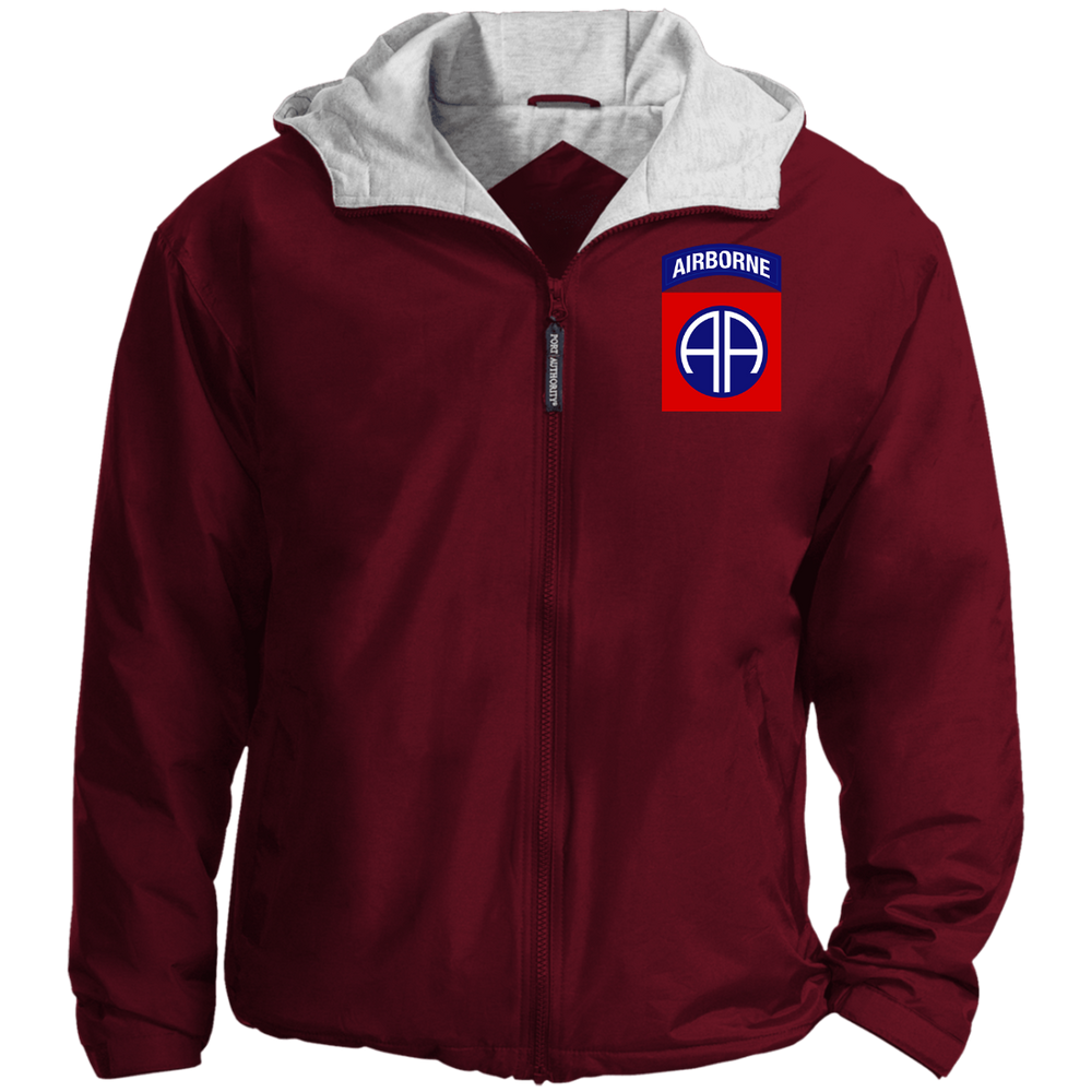 82ND AIRBORNE DIV EMBROIDERED WINDSHIRT JACKET POLO