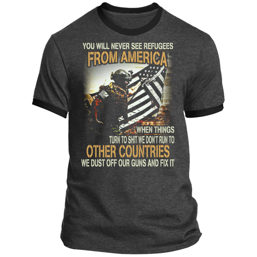 WE DUST OFF OUR GUN AND FIX IT SHIRT
