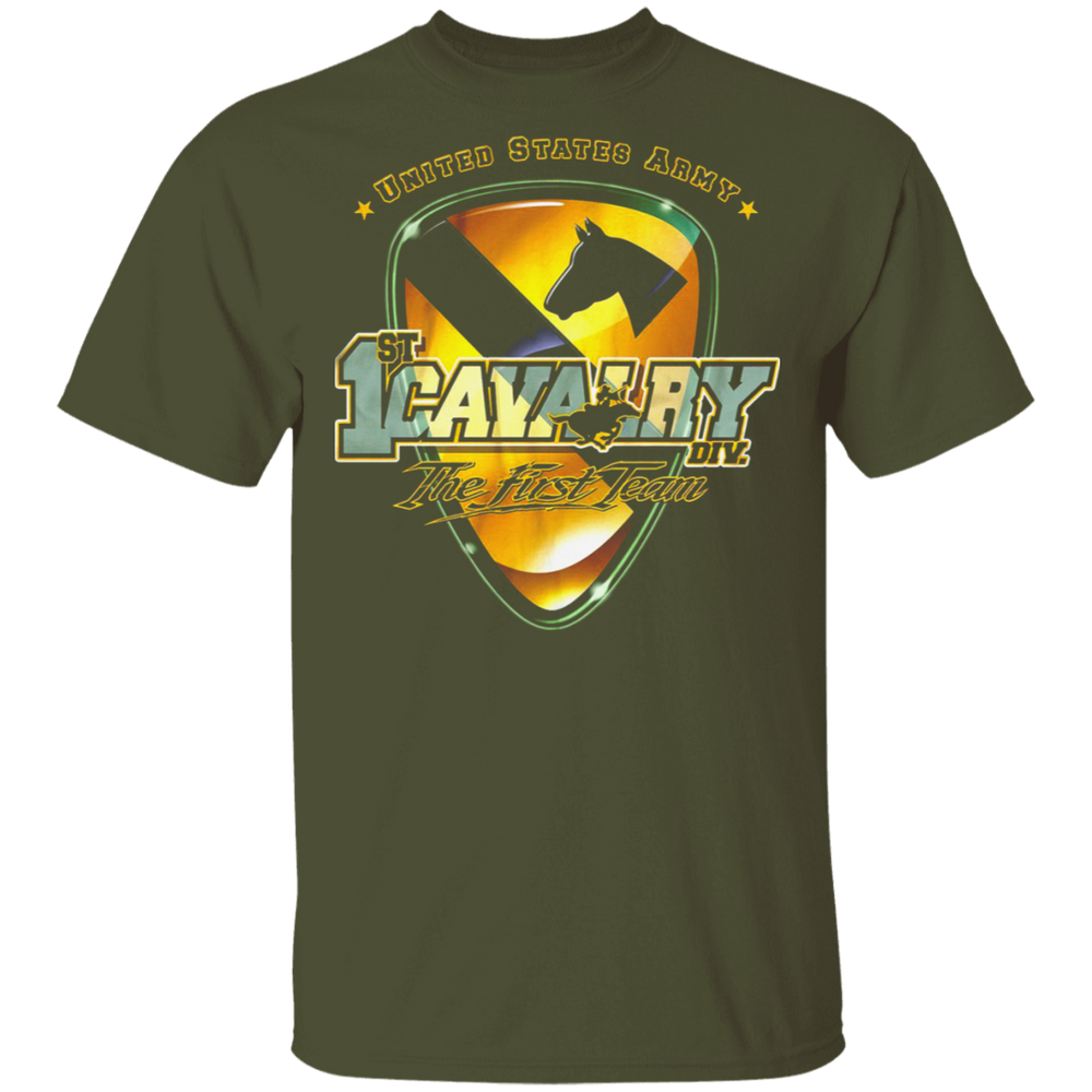 1ST CAVALRY DIV THE FIRST TEAM SHIRT