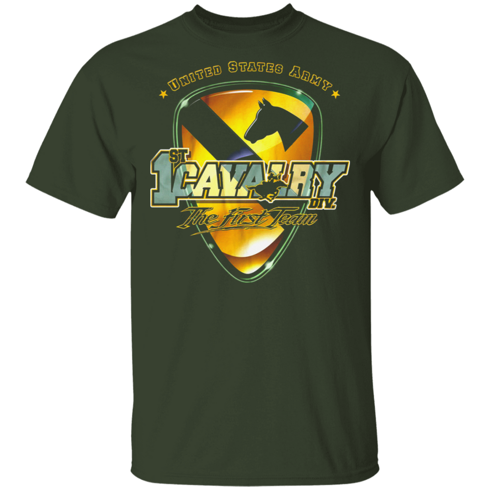 1ST CAVALRY DIV THE FIRST TEAM SHIRT
