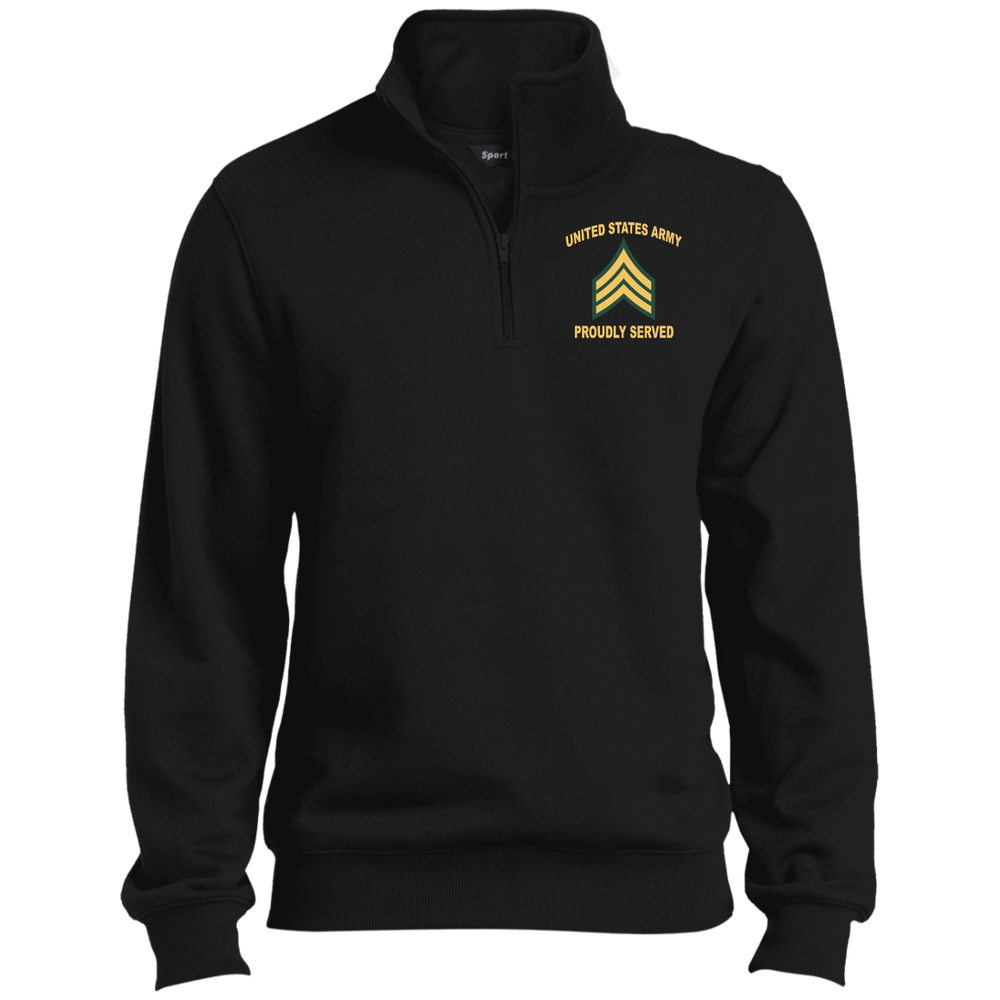 Army Proudly Served E5 Windshirt Jacket Polo