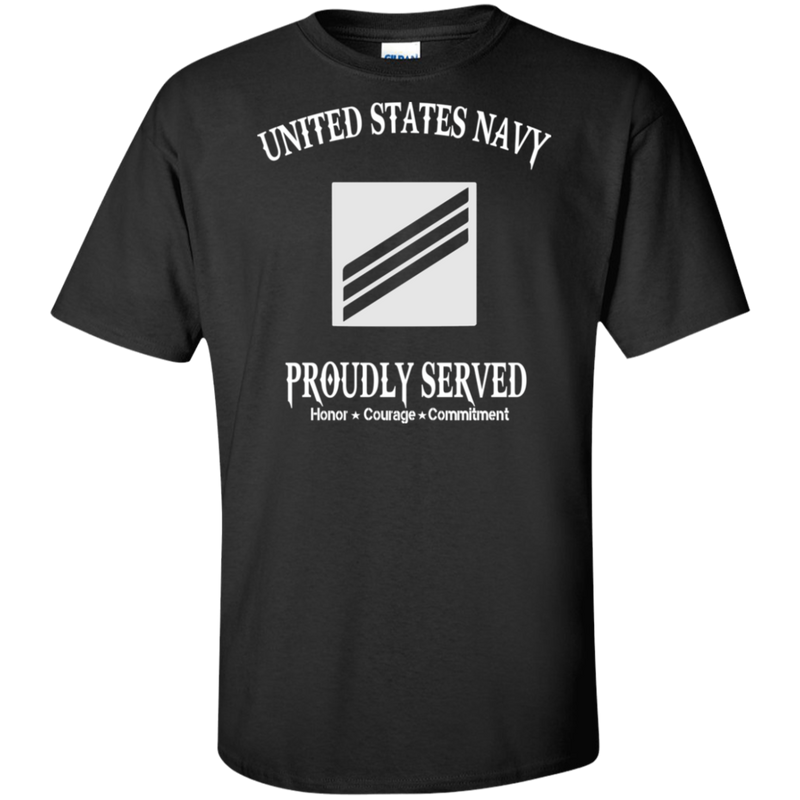 USN E3 SEAMAN PROUDLY SERVED SHIRT