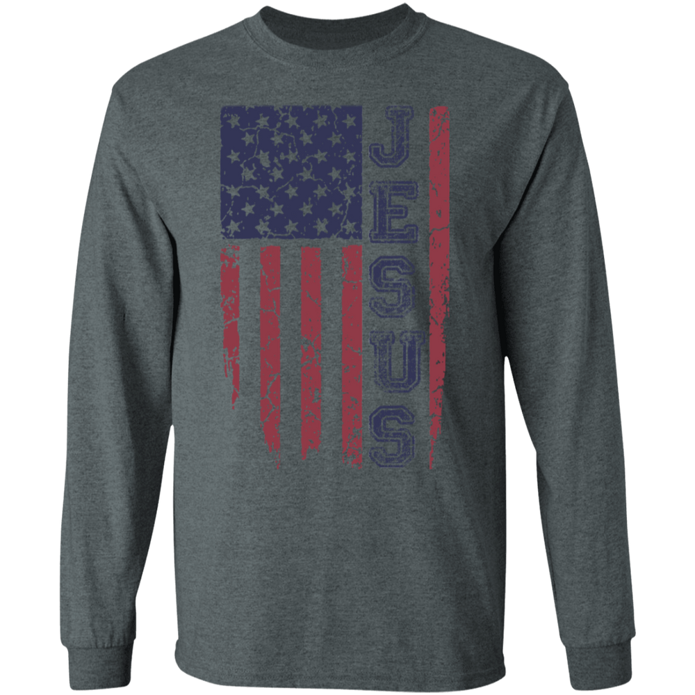 US FLAG JESUS SHIRT