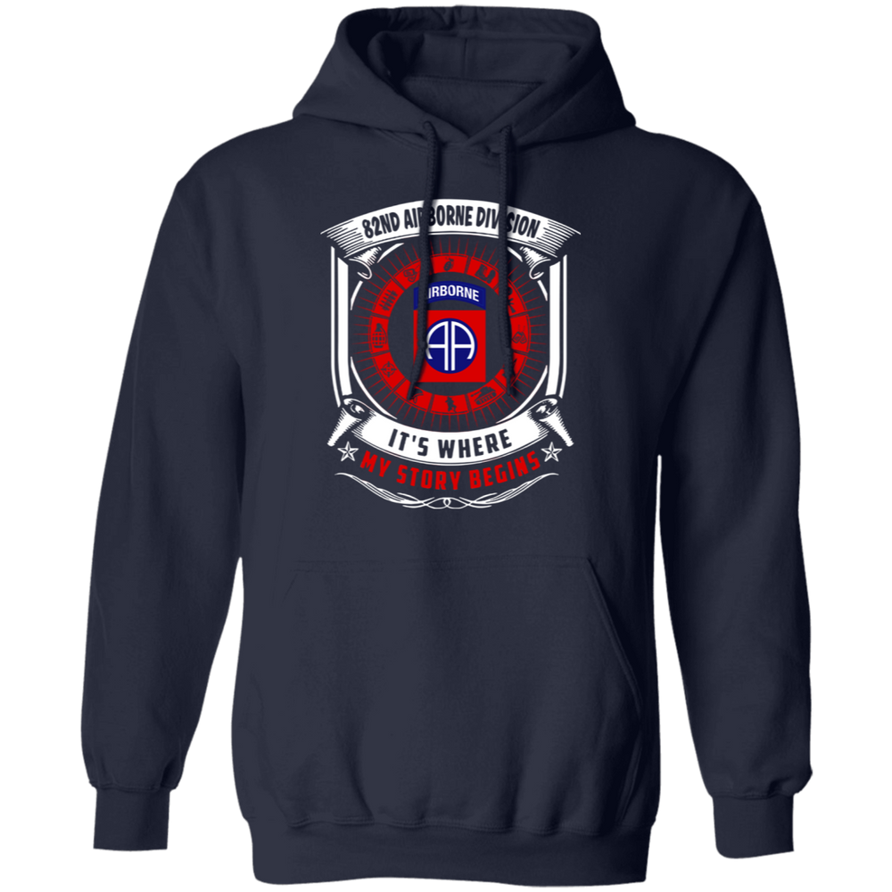 82ND AIRBORNE IT IS WHERE MY STORY BEGINS SHIRT