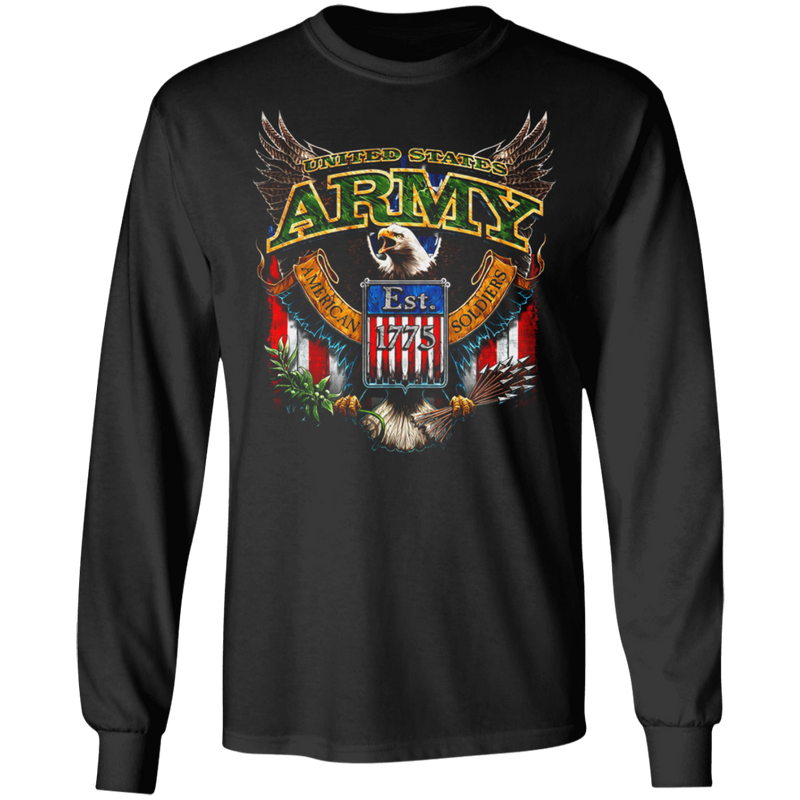 US ARMY AMERICAN SOLDIER EST 1775 SHIRT