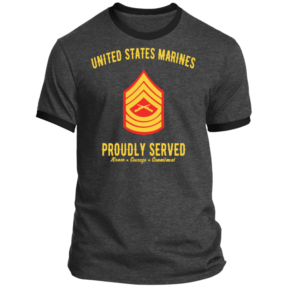 USMC MASTER SERGEANT E-8 PROUDLY SERVED SHIRT