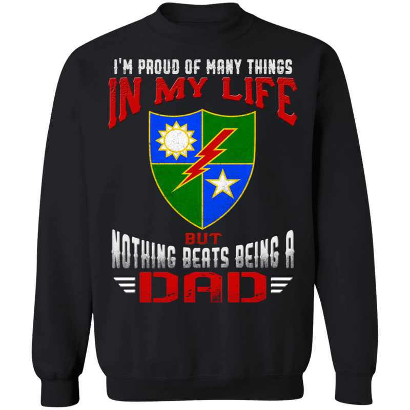 NOTHING BEATS BEING A 75TH RANGER DAD SHIRT