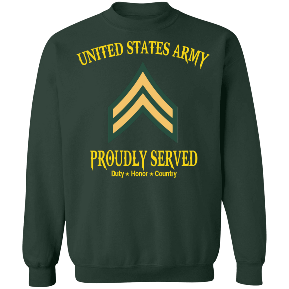 UNITED STATES ARMY E4 CPL PROUDLY SERVED