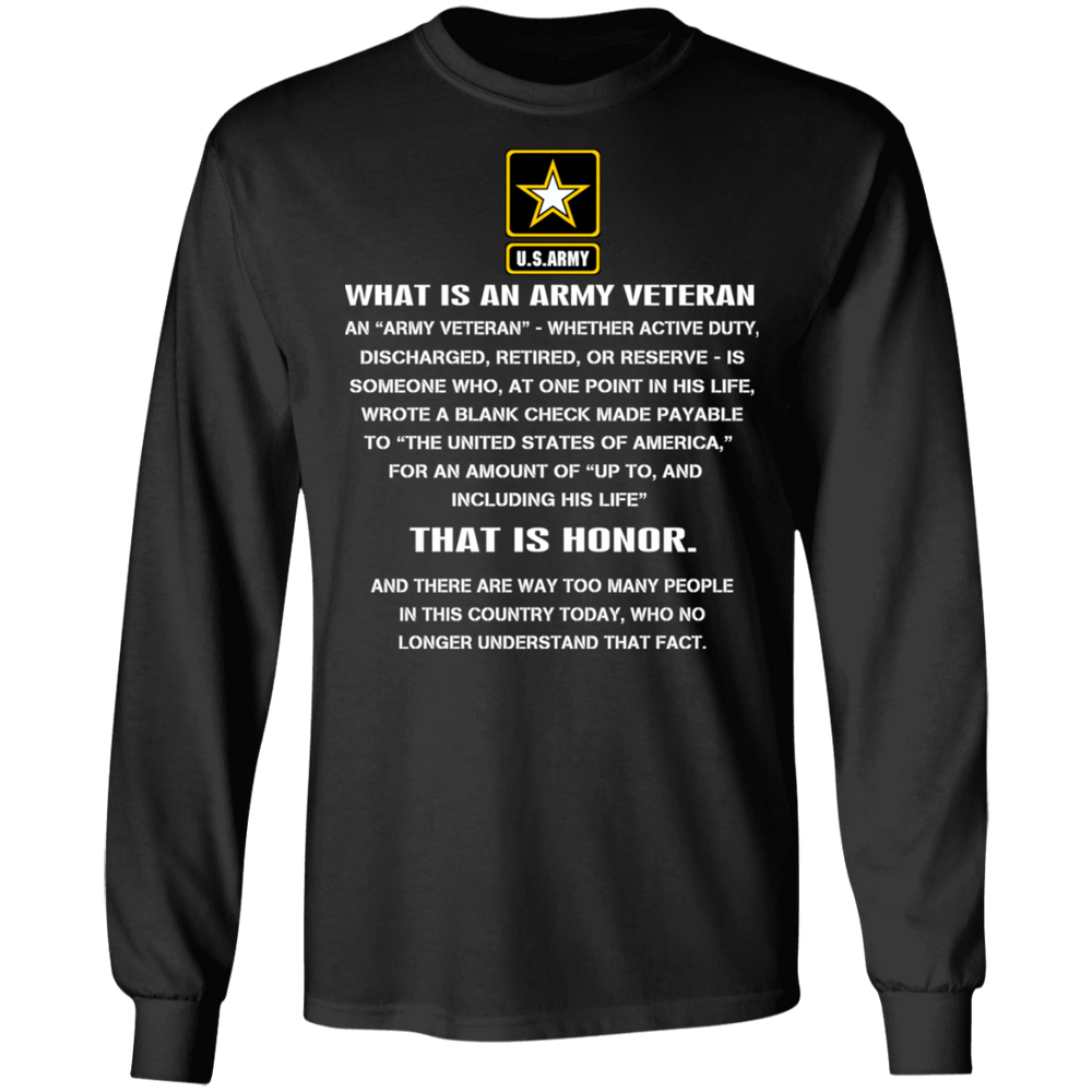 WHAT IS AN ARMY VETERAN SHIRT