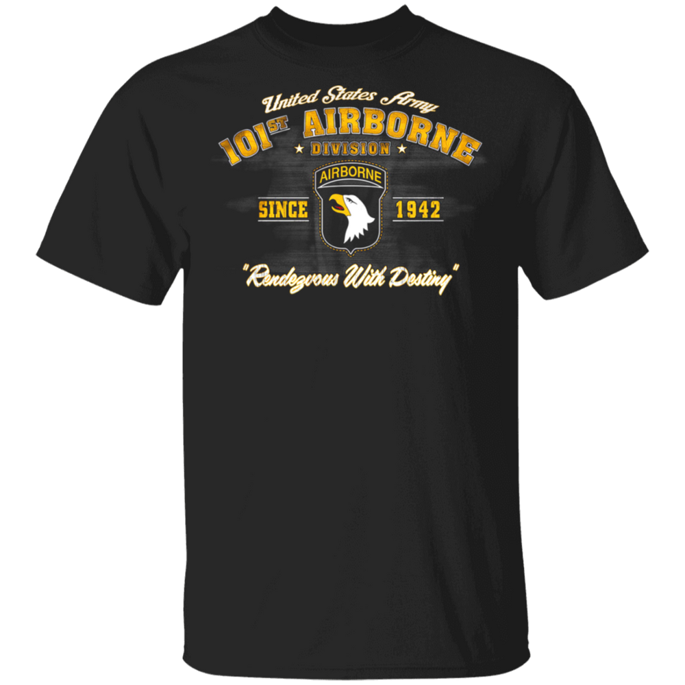 101ST AIRBORNE SINCE 1942 RENDEZVOUS  WITH DESTINY SHIRT