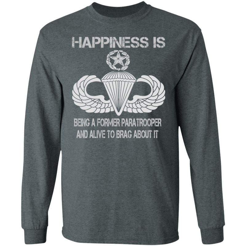 HAPPINESS IS MASTER PARACHUTIST SHIRT