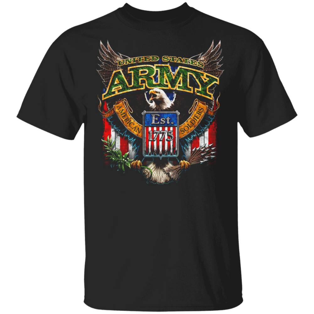 US ARMY AMERICAN SOLDIER EST 1775 SHIRT