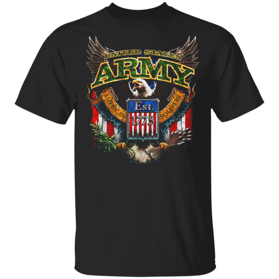 US ARMY AMERICAN SOLDIER EST 1775 SHIRT