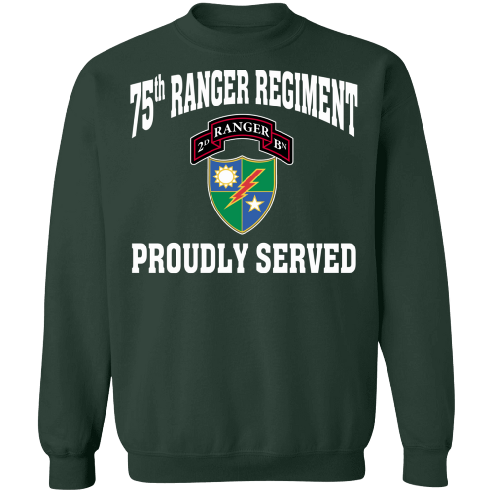 75TH RANGER REGIMENT PROUDLY SERVED SHIRT