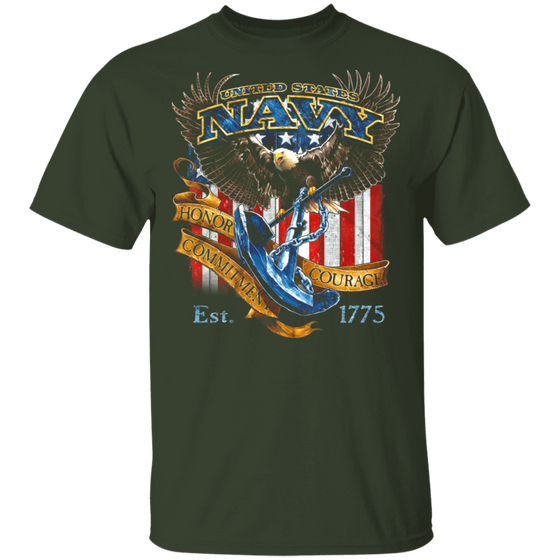 US NAVY EST 1775 SHIRT