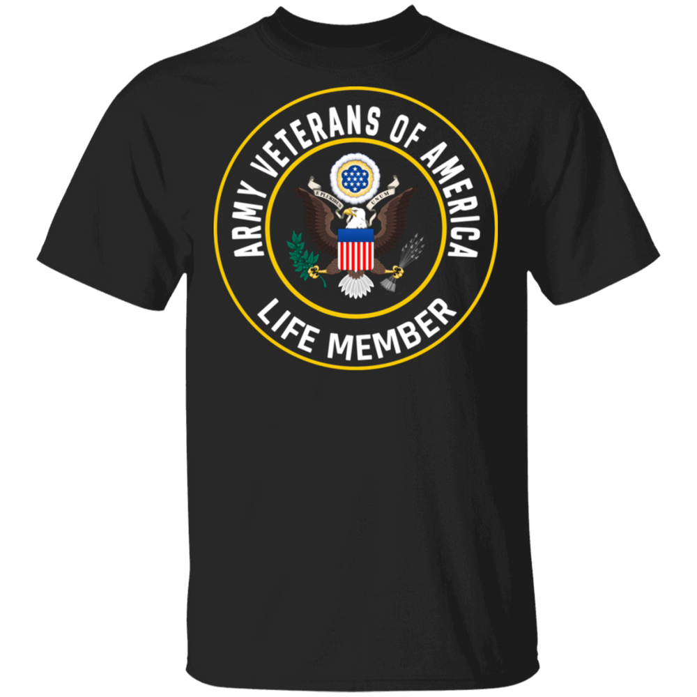 ARMY VET OF AMERICA LIFE MEMBER SHIRT