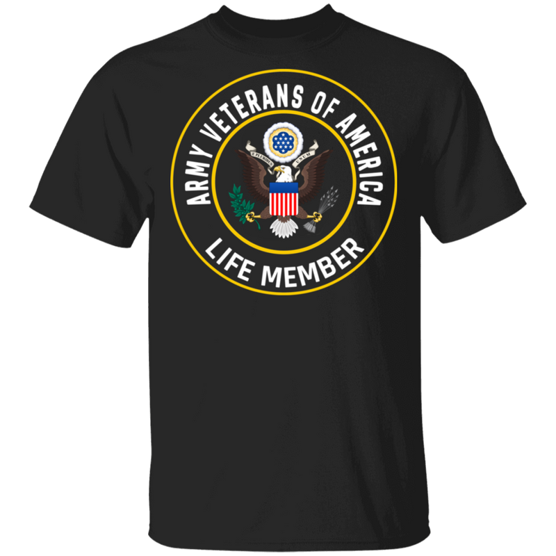 ARMY VET OF AMERICA LIFE MEMBER SHIRT