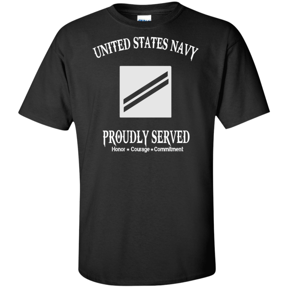 USN E2 SEAMAN APPRENTICE PROUDLY SERVED SHIRT