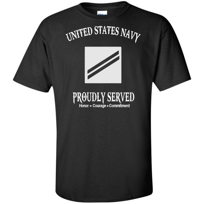 USN E2 SEAMAN APPRENTICE PROUDLY SERVED SHIRT