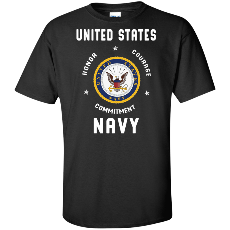USN HONOR COURAGE COMMITMENT SHIRT