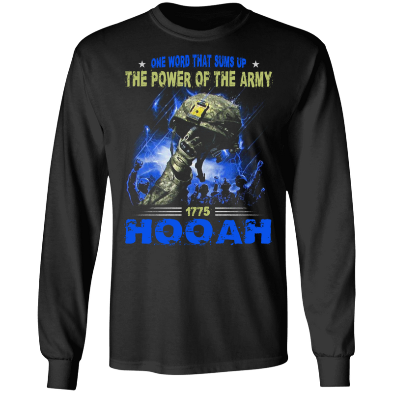 POWER OF THE ARMY HOOAH SHIRT
