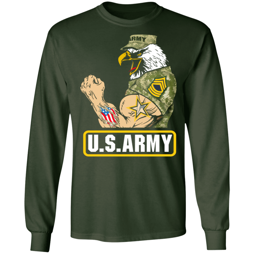 US ARMY RANK MASTER SERGEANT (MSG) SHIRT