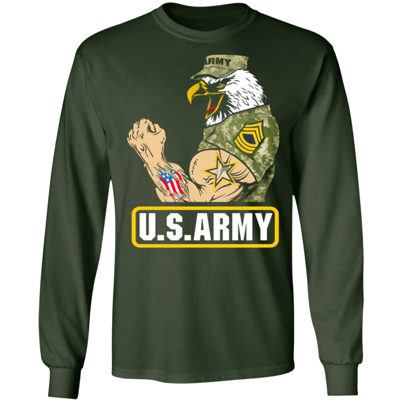 US ARMY RANK MASTER SERGEANT (MSG) SHIRT