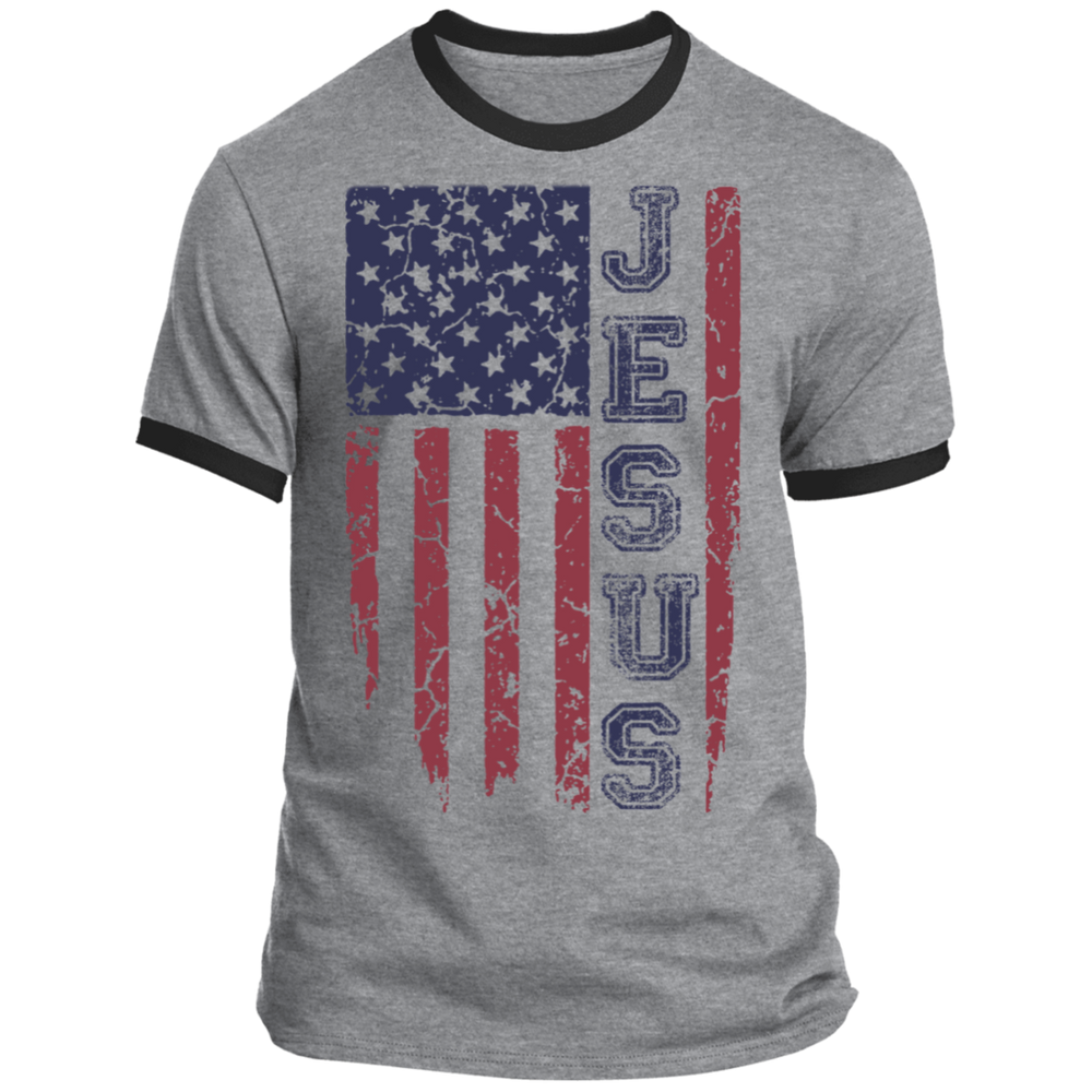 US FLAG JESUS SHIRT