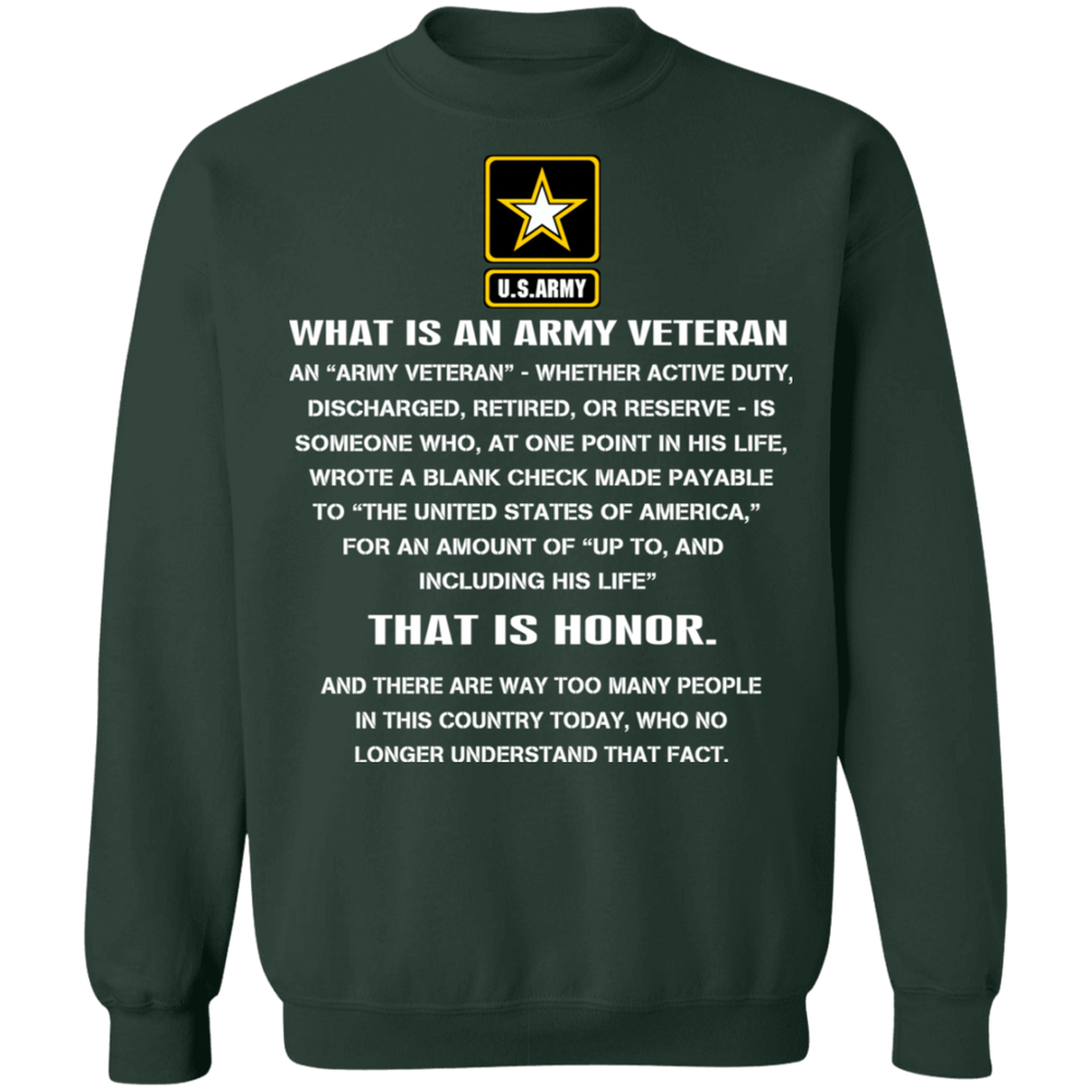 WHAT IS AN ARMY VETERAN SHIRT