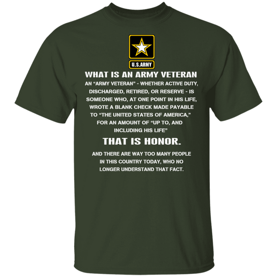 WHAT IS AN ARMY VETERAN SHIRT