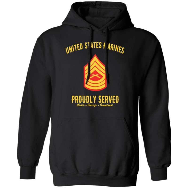 USMC MASTER SERGEANT E-8 PROUDLY SERVED SHIRT