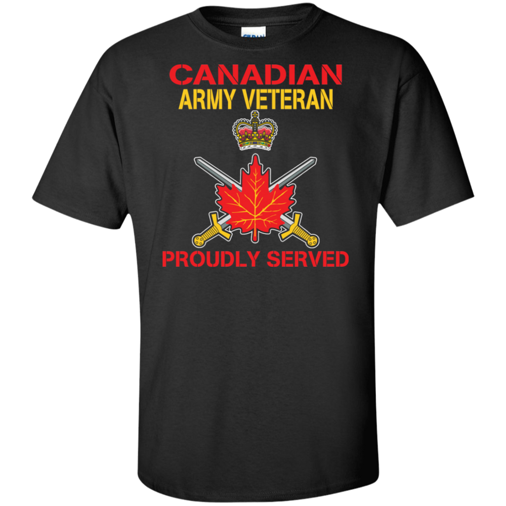 CANADIAN ARMY PROUDLY SERVED SHIRT