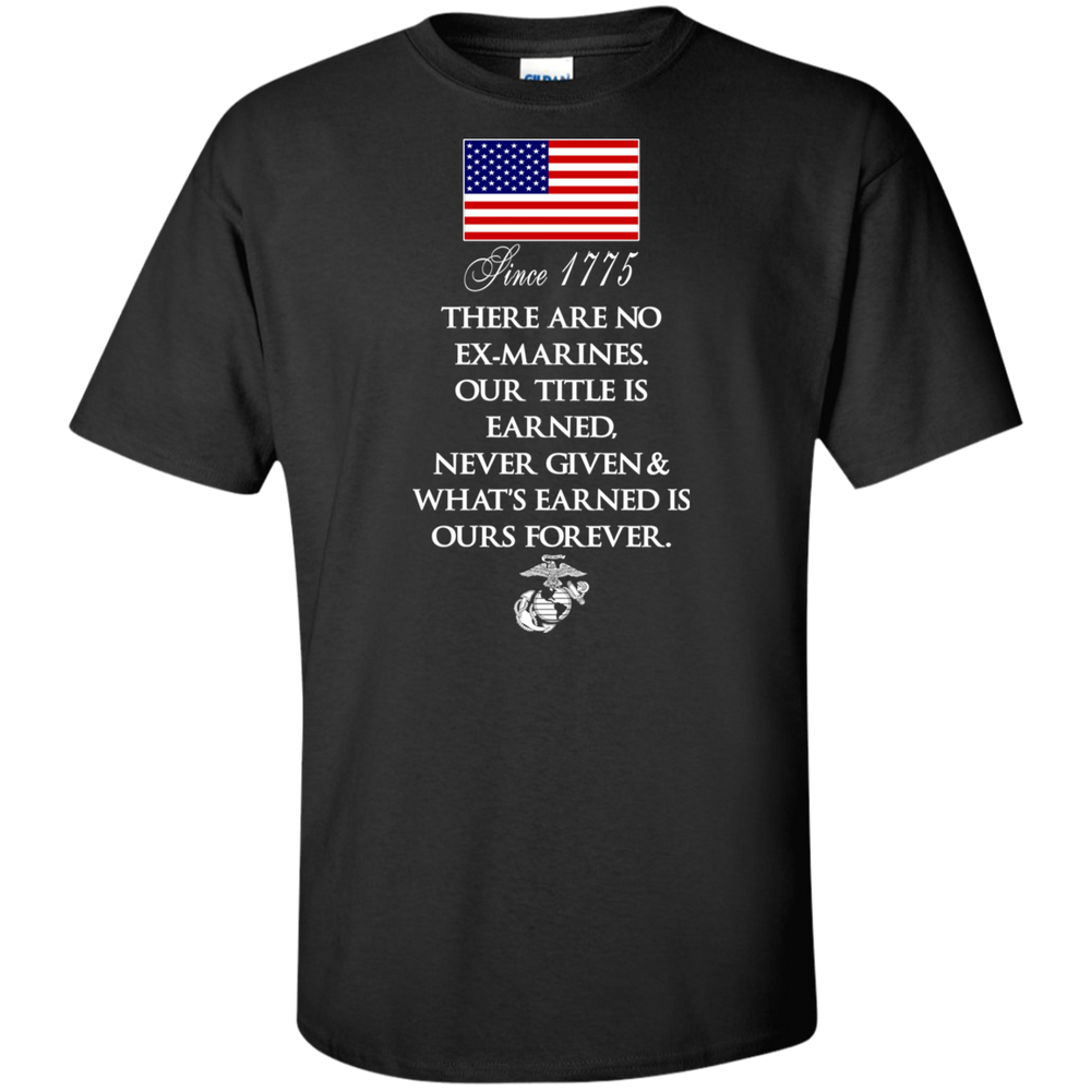 THERE'RE NO EX-MARINES SHIRT