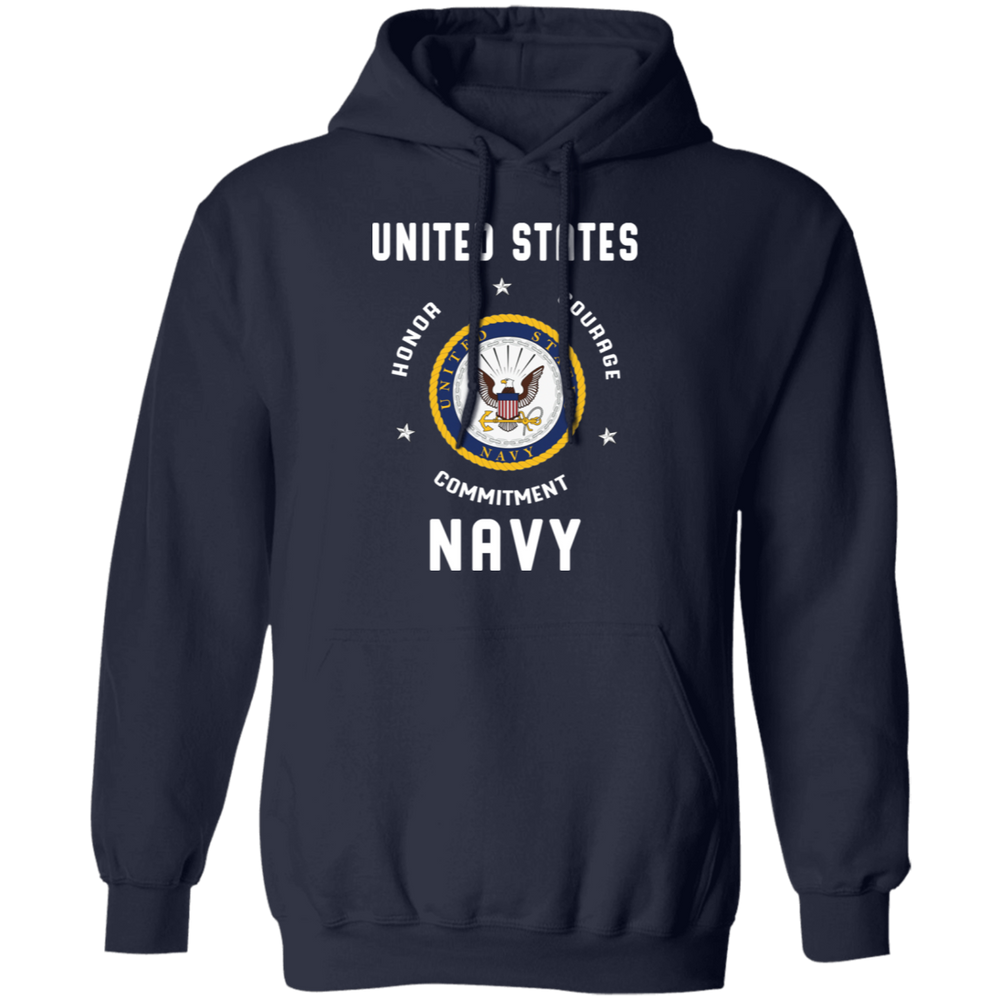 USN HONOR COURAGE COMMITMENT SHIRT