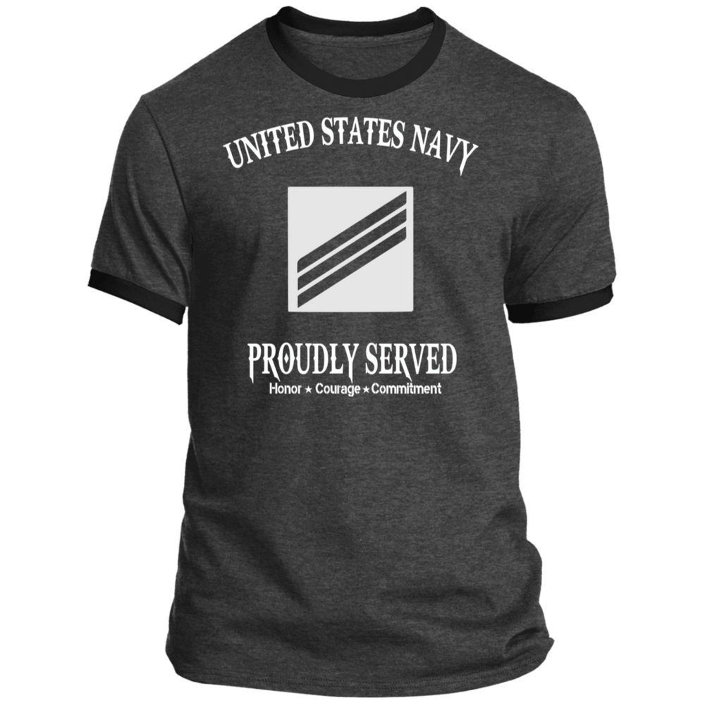 USN E3 SEAMAN PROUDLY SERVED SHIRT