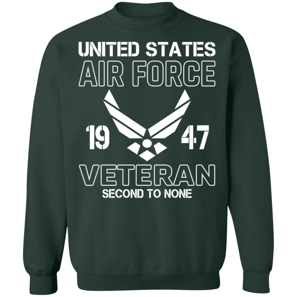 US AIR FORCE VET SECOND TO NONE SHIRT