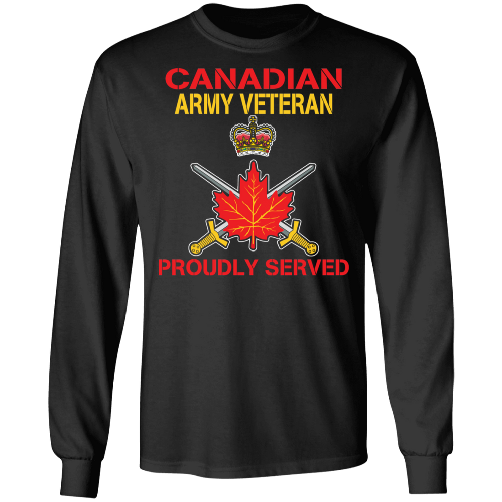 CANADIAN ARMY PROUDLY SERVED SHIRT