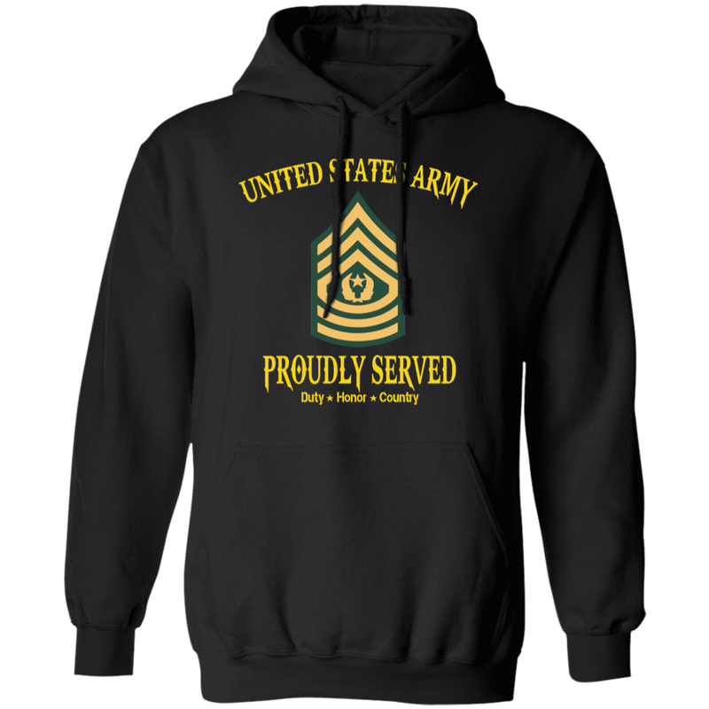 UNITED STATES ARMY CSM PROUDLY SERVED