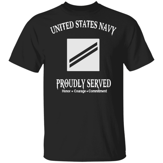 USN E2 SEAMAN APPRENTICE PROUDLY SERVED SHIRT