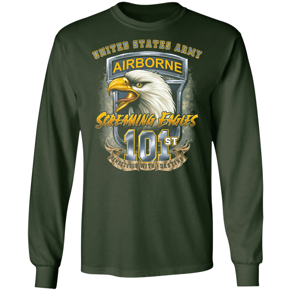 AIRBORNE SCREAMING EAGLES 101ST SHIRT