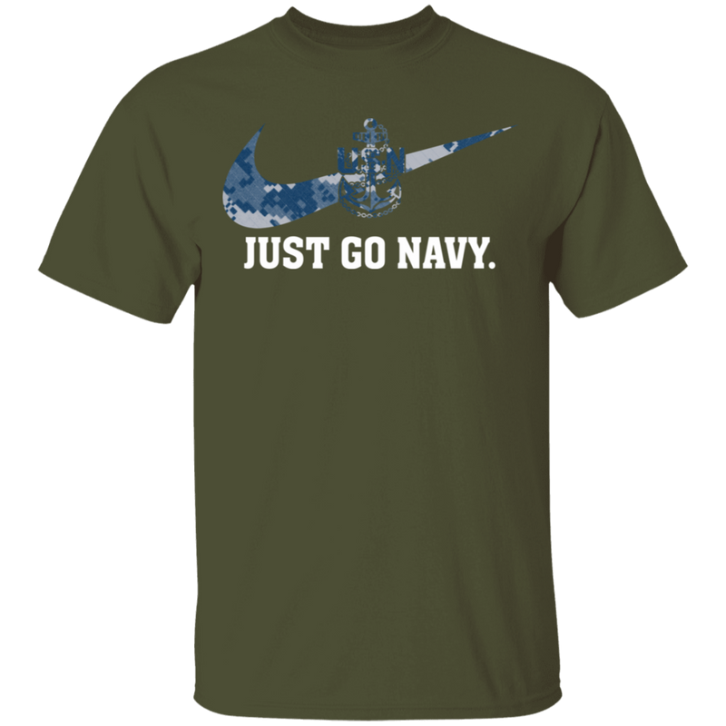 JUST GO NAVY SHIRT