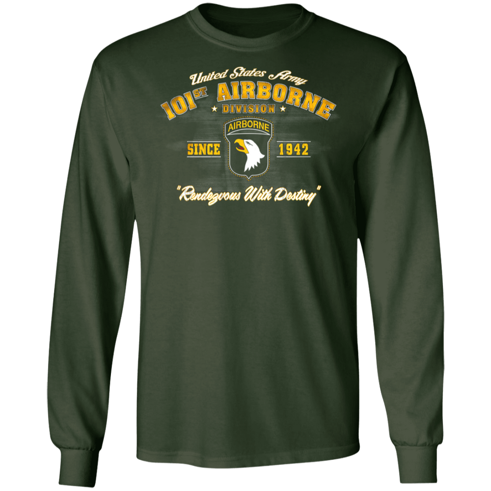 101ST AIRBORNE SINCE 1942 RENDEZVOUS  WITH DESTINY SHIRT