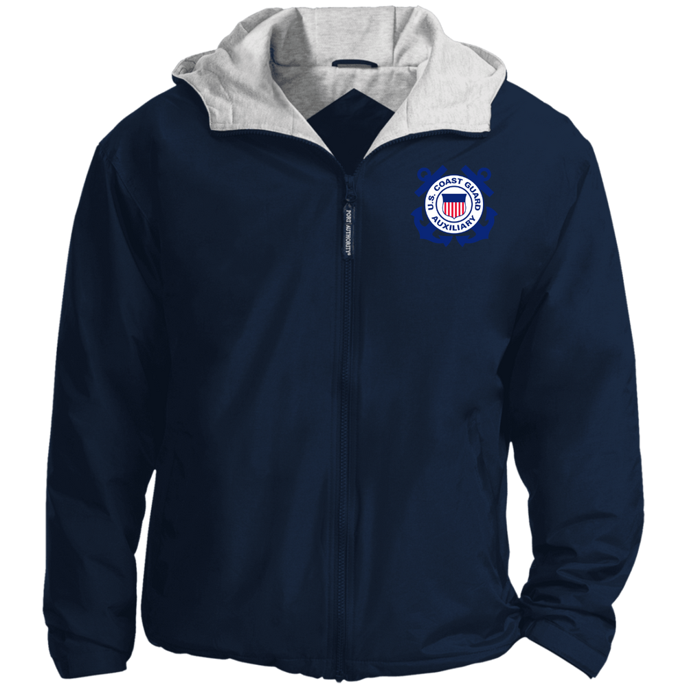 Coast Guard Auxiliary Embroidery Windshirt Jacket Polo